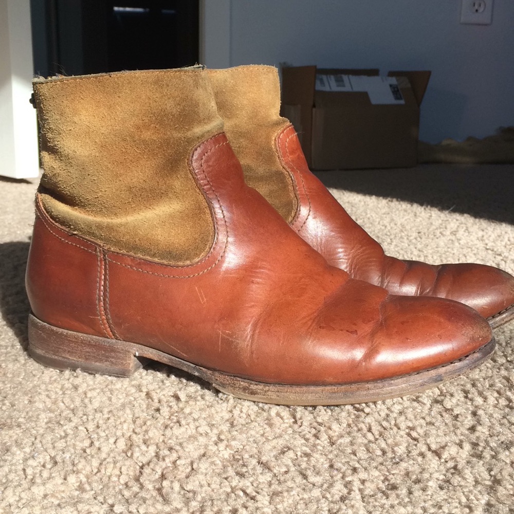 Frye Jamie Zip Booties